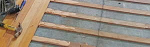 Timber floor installation